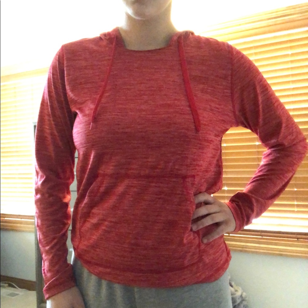 Red hoodie